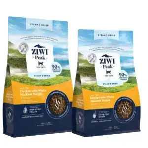 Ziwi Peak Steam & Dried Cat Food chicken and mackerel in multiple bag sizes